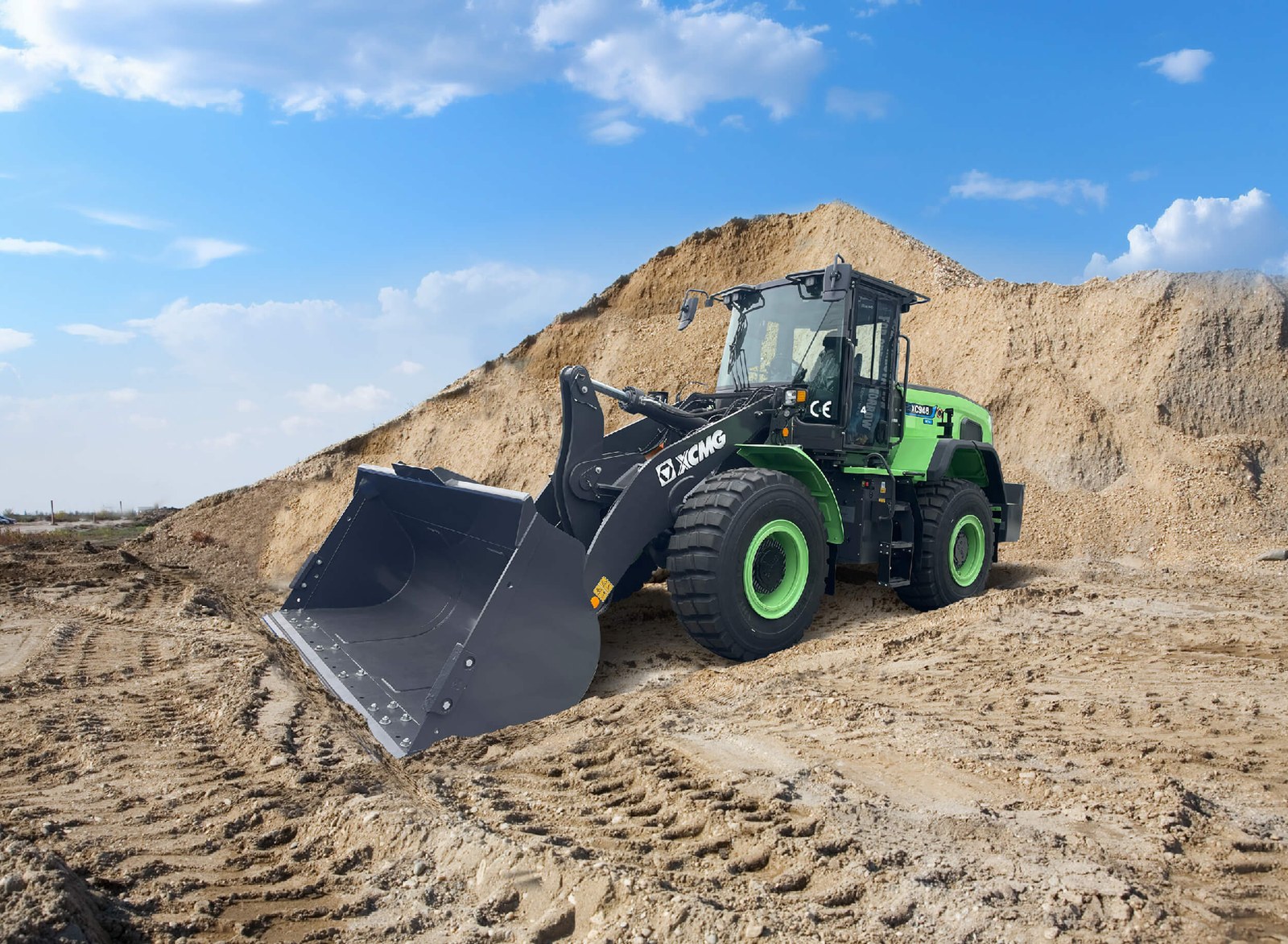 XCMG XC948-EV – Modellbeispiel, keine eigene Hofmaschine